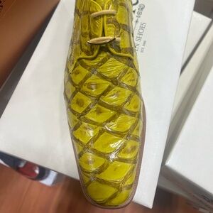 Men's Exotic Genuine Pirarucu shoes. Yes FISH SKIN Oxfords 2025 edition